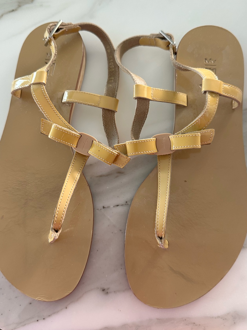 Ferragamo Nude bow Women’s Sandals